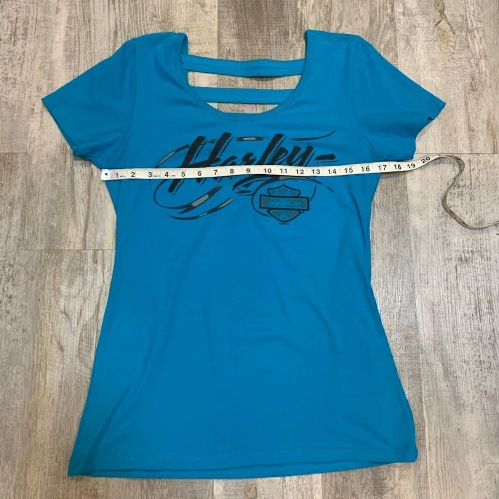 Woman’s Harley Davison short sleeve T-shirt - Picture 8 of 10